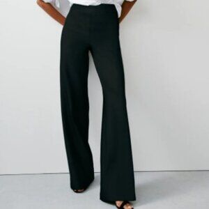 SPANX PerfectFit Ponte Wide Leg Pant (black)